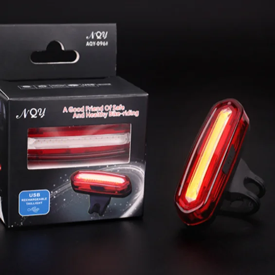

USB Rechargeable Bike Bicycle Waterproof Rear Tail Safety Warning Taillight Light