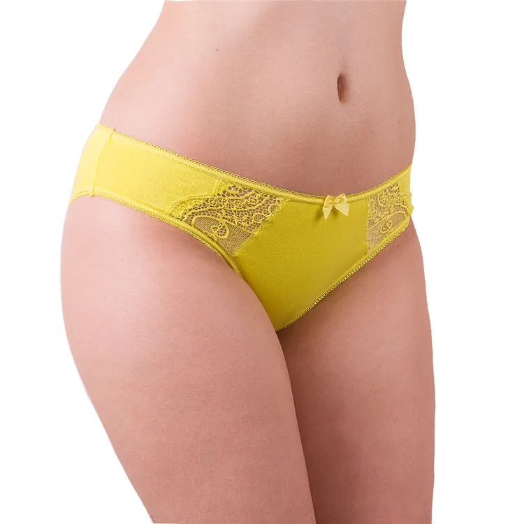 

First Rate Service Ladies Lace Panty Underwear Brief, Yellow,coral,nude