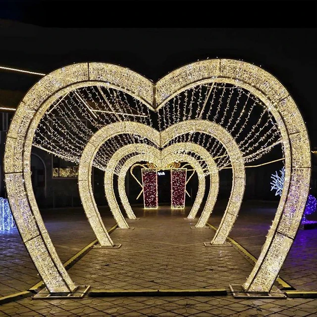 Most Popular Festival Wedding Decoration Landscape Lighting Led Arch