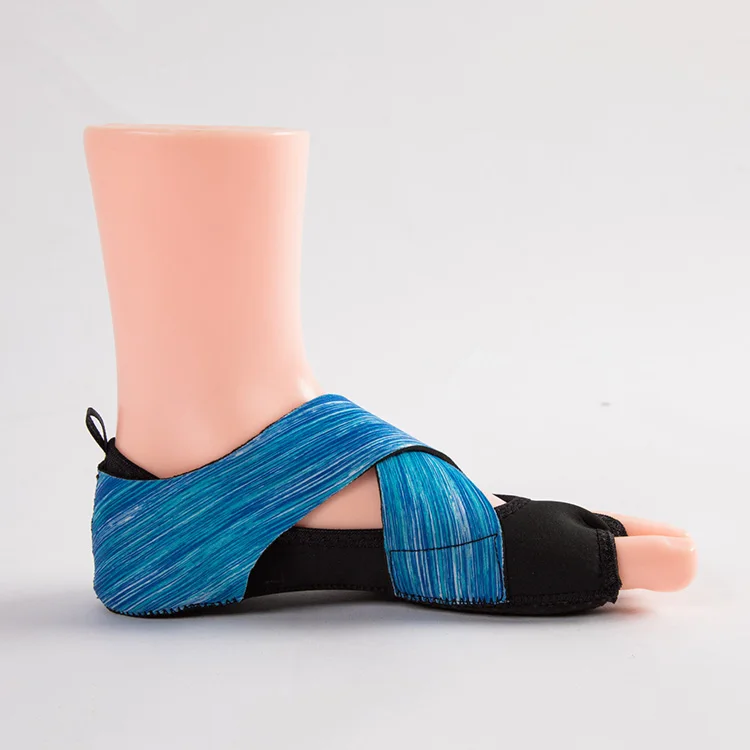 

Barefoot Fitness Anti Skid Woman Pilates Yoga Shoes, Blue,pink