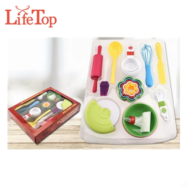 Christmas Gift 28 Pieces Kids Baking Tool Set