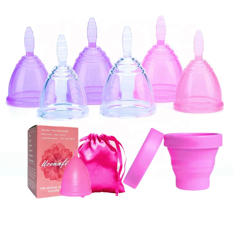 

Menstrual Period Cup-Vaginal Cups- Medical Female Cup, Pink,purple
