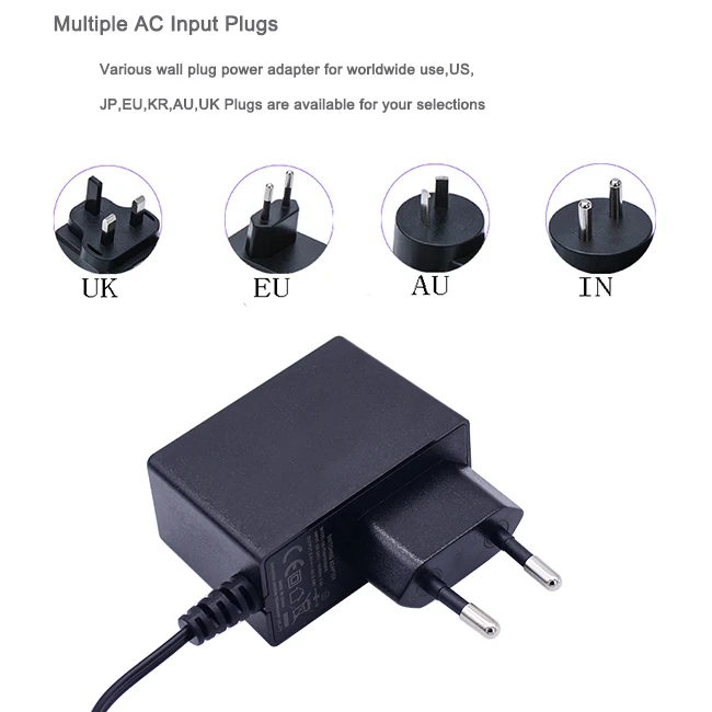 Universal 100-240V Input AC to DC Power Supply 3v 6V 9V 12V 1a 2a adapter