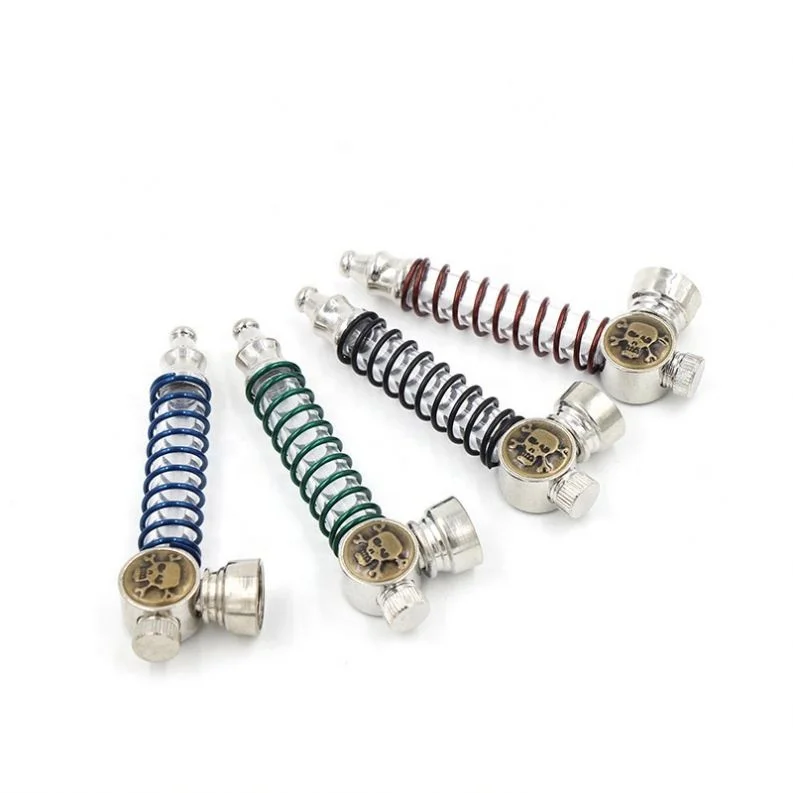 

LED Flashing Spring Retro S-kull Small Pipe Smoking Accessories Hot, Picture