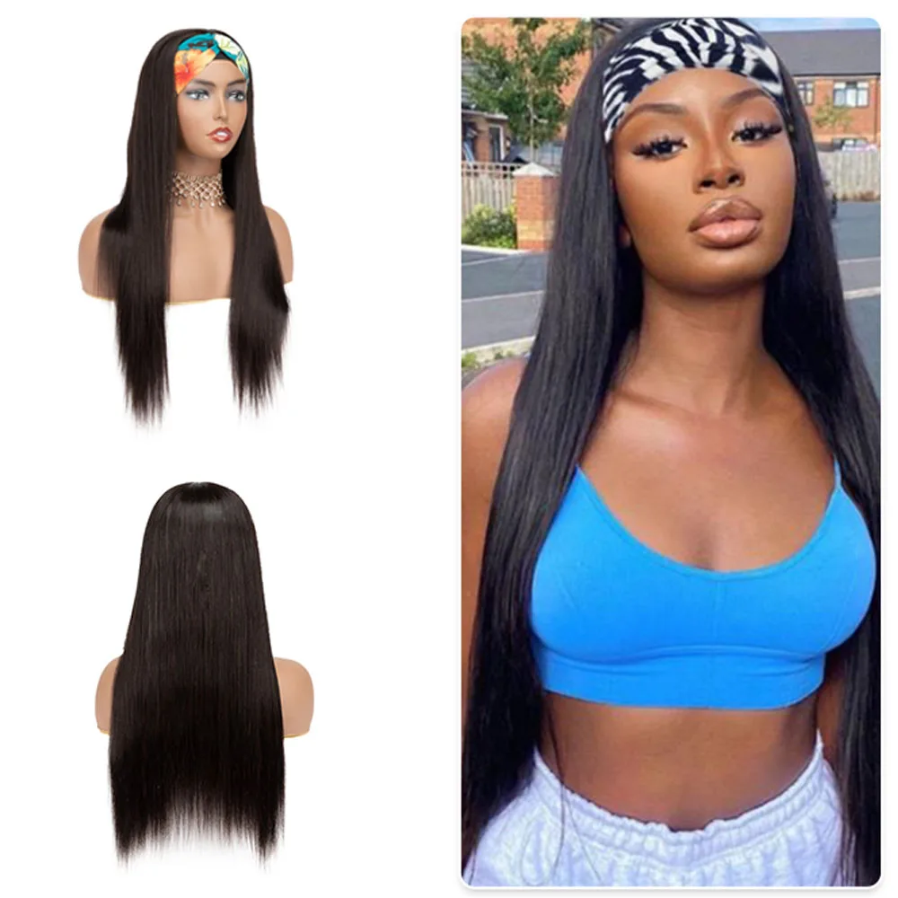 

Headband wigs human hair wig headband human headband raw wig