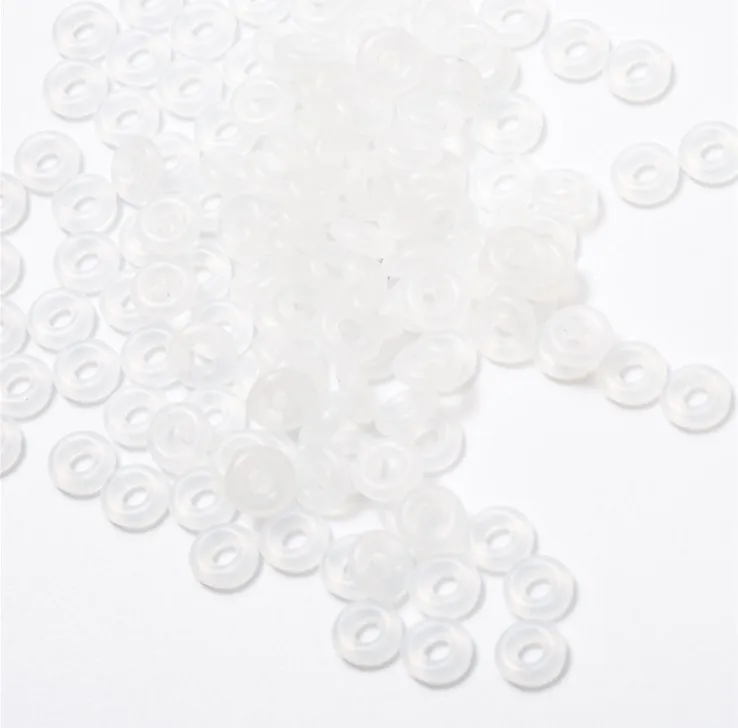 100pcs Silicone Rubber Stoppers Ring Bead Spacer Charm Bracelet For Jewelry Diy Making Buy