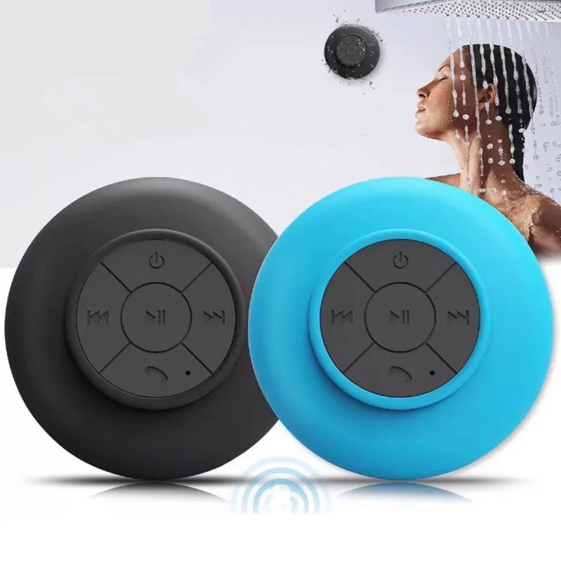 

Waterproof Shower wireless Speaker Hands Free Car Bathroom Beach Stereo Subwoofer Music Loudspeaker BTS-06 With Suction