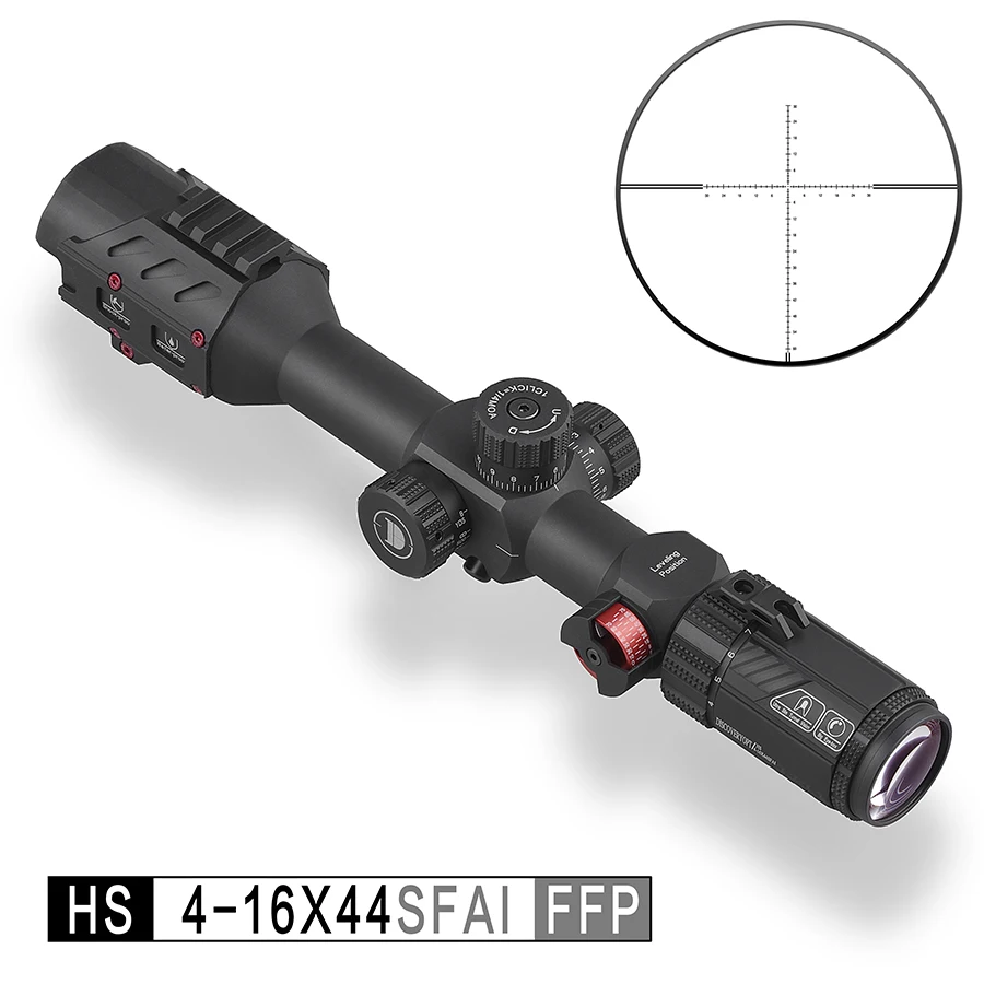 

Scopes Optics Long Range Hunting HS 4-16*44SFAI High End Tactical Riflescopes, Black