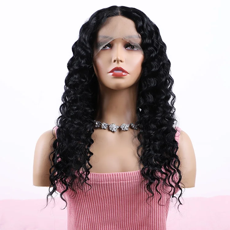 

China Vendor Wholesale Virgin Brazilian Hd Full Lace Frontal Wigs Natural Transparent Lace Front Human Hair Wig For Black Women, Natural color1b