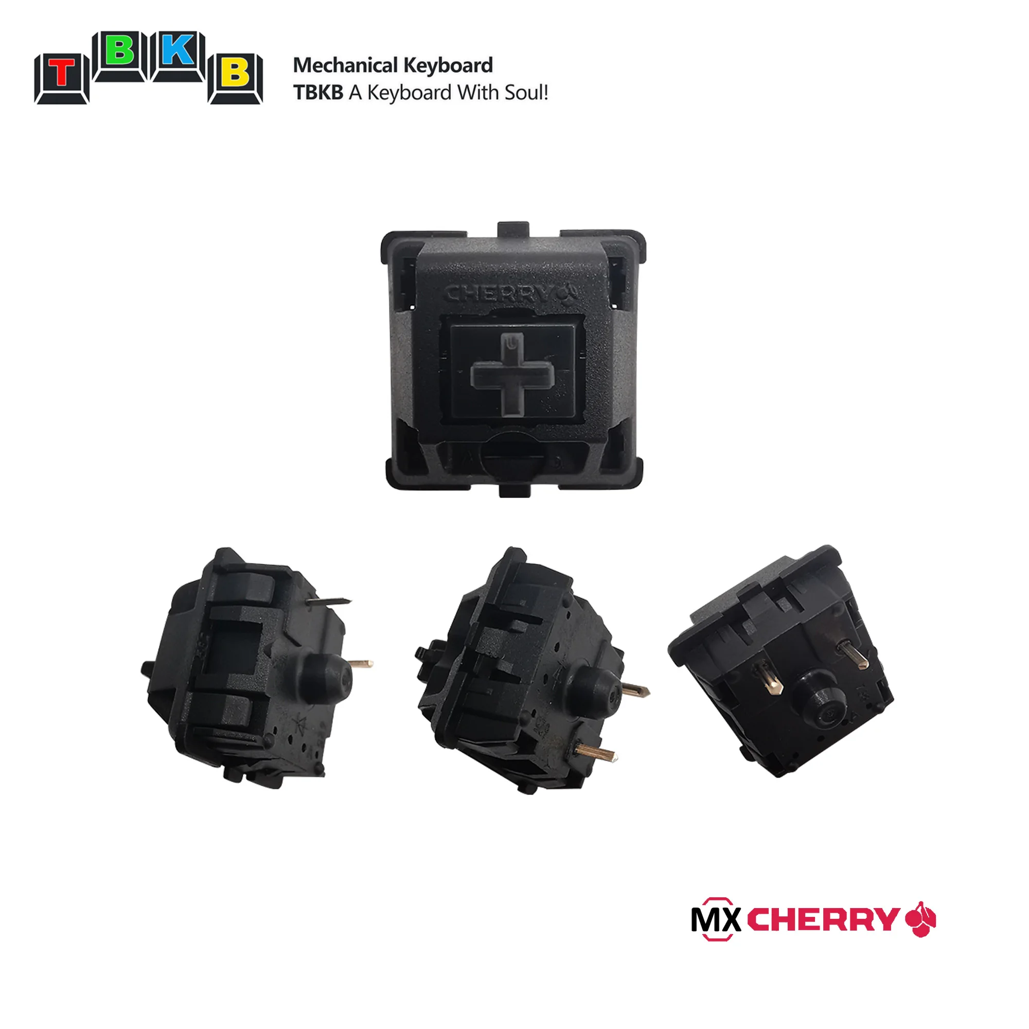 

TBKB Cherry MX Switches Black Mechanical Switch for Gaming Mechanical Keyboard