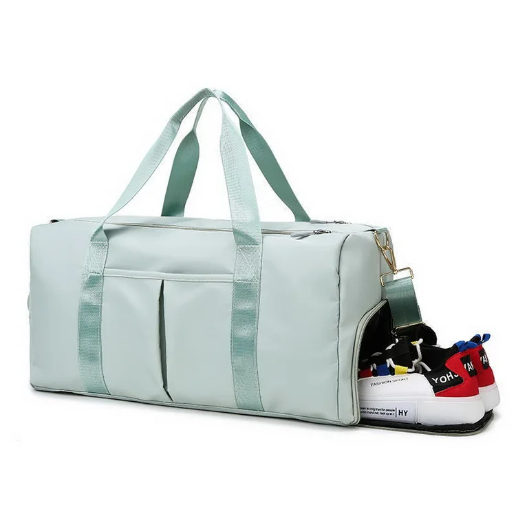 

Wholesale sport bags for gym travel customize wet dry gym bag with shoe compartment