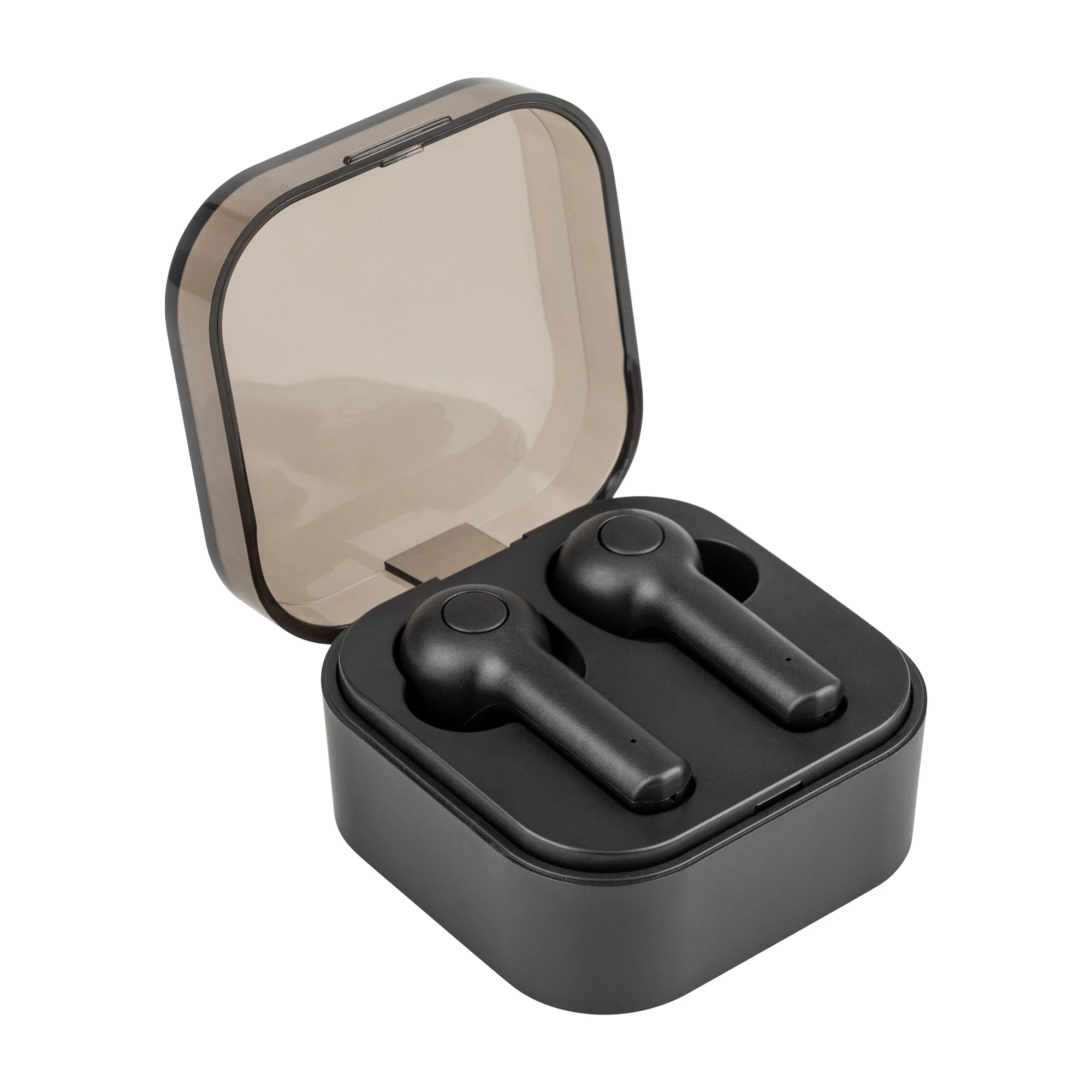 

Square in ear Stereo Bass Earbuds mini TWS True 5.0 wireless charge Earphones