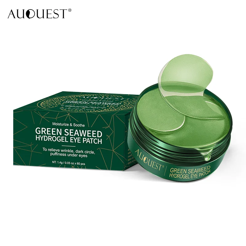 

AuQuest 60pcs Anti Wrinkle Eye Patches Crystal Collagen Under The Sleep Eye Mask for Remove Dark Circles Hydrogel Patch