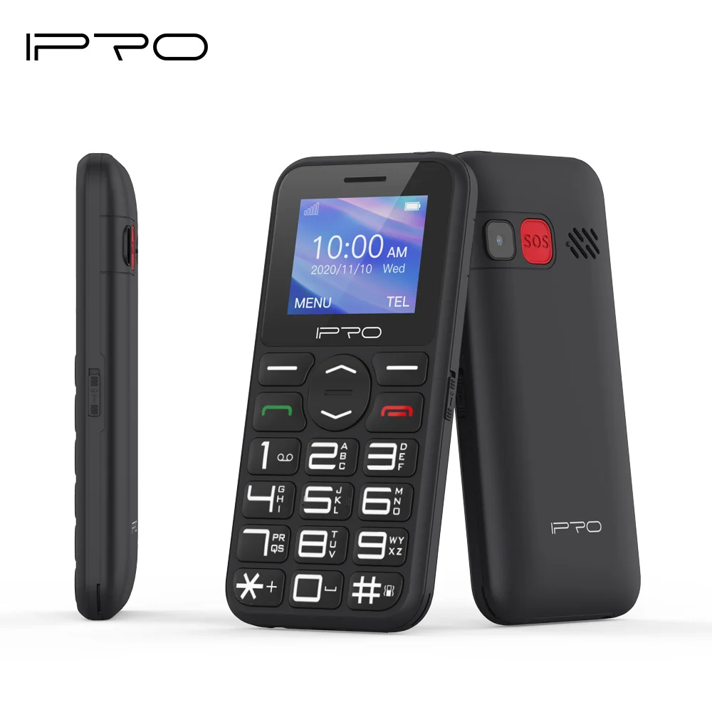 

1.77 inch dual sim card big button quality cheap senior mobile phone, Black, silver, gold