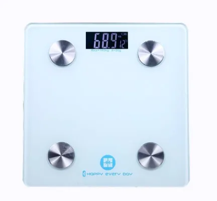 

lbs backlight measures muscle composition analyzer oem/omd app fitness bluetooth glass body fat weighing scale with large lcd, Customized color