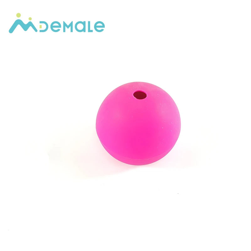 

Environment-friendly reusable silicone tray round Ice Ball Mold, Pink/blue/green