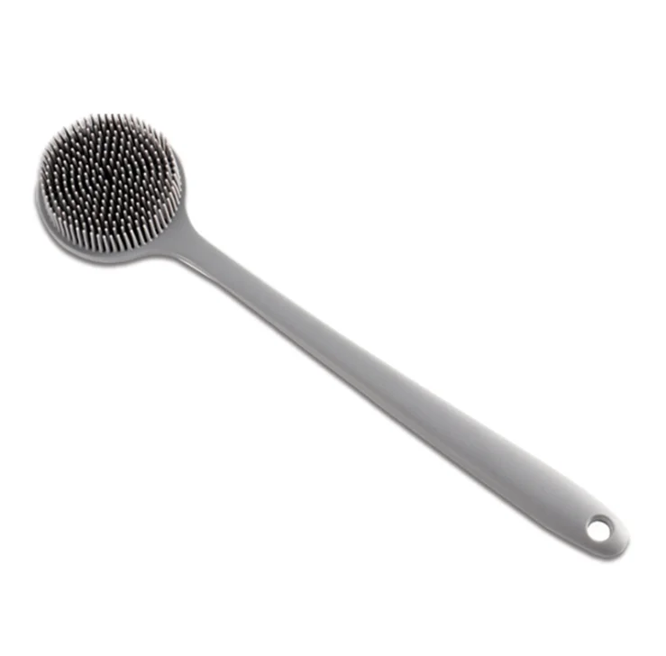 

Fashion Silicone Body Brush shower body massage bath brush with long handle