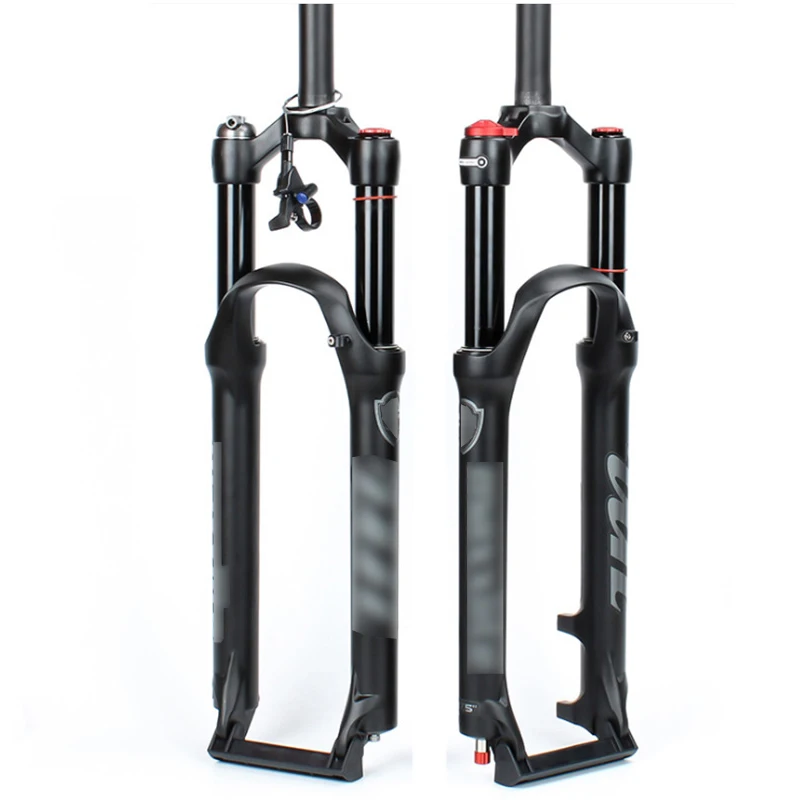 

hot sale other bicycle parts 26 27.5 29 inch cycling air suspension aluminum bicycle mtb cycling front fork bicycle fork, Black