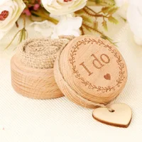 

OurWarm Wedding Decoration Letter Wood Boite Ring Bearer Box For Rustic Boho Valentines Engagement Party