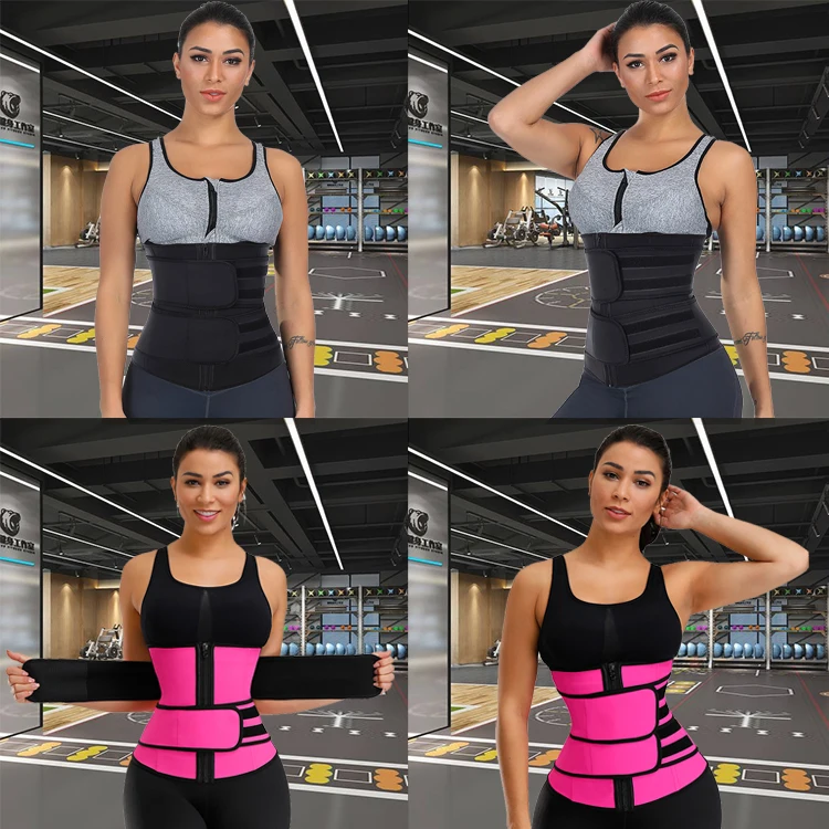 
Tummy Control Hot Selling Custom Logo Slimming Waist Trainer Corset Black Private Label Latex Waist Trainer 