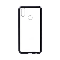 

2019 New Models 9h Tempered Glass Back Cover Magnetic Phone Case For Realme 3 Pro