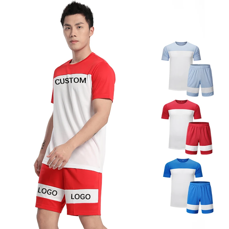 

Wholesale Summer Men Two Piece Sets Joggers Suits Track Set Mens Clothes Custom Short and T shirts Running Wear Sets Mens