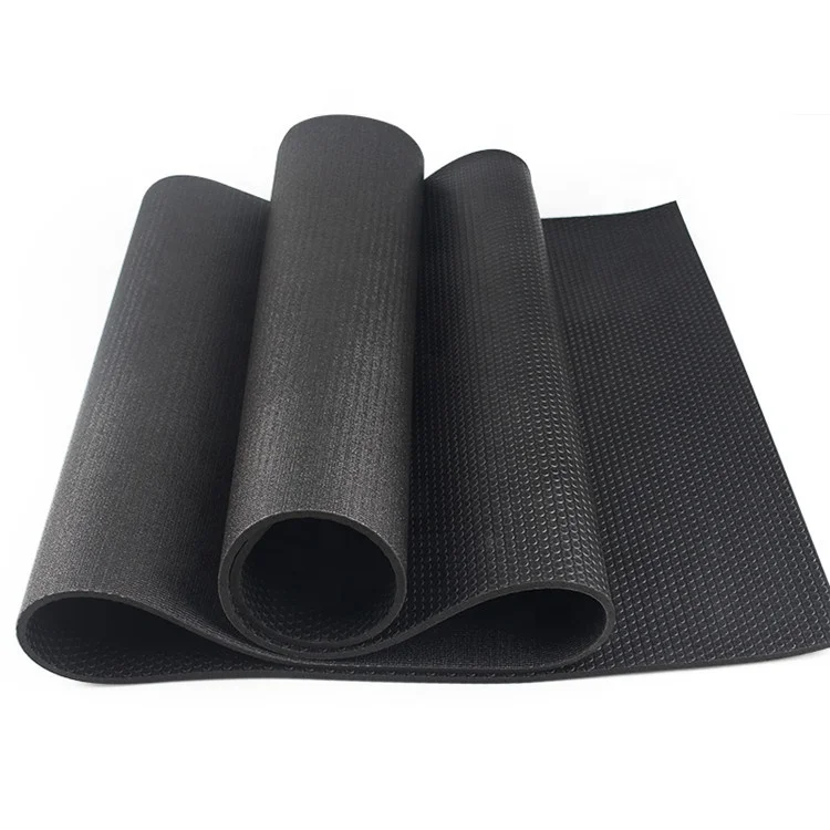 

SANFAN wholesale gym fitness high density ecofriendly washable black yoga mat customizable logo pvc yoga mat, Black,purple,wind red