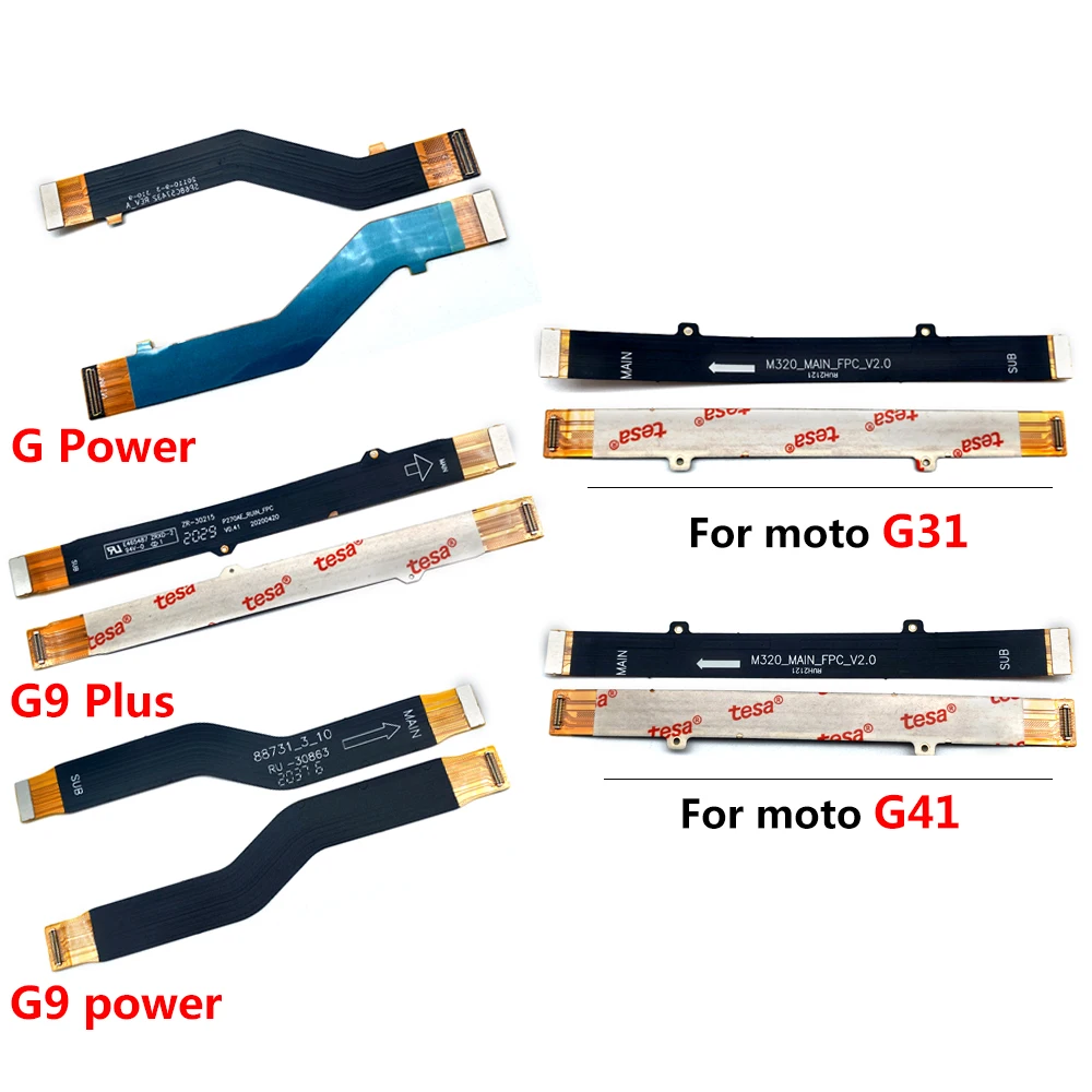 

Mobile Phone Flex Cables For Moto G100 G71 G60 G50 G31 G41 G42 G9 Power Play Plus G 5G USB Charging Main Board Connector Flex