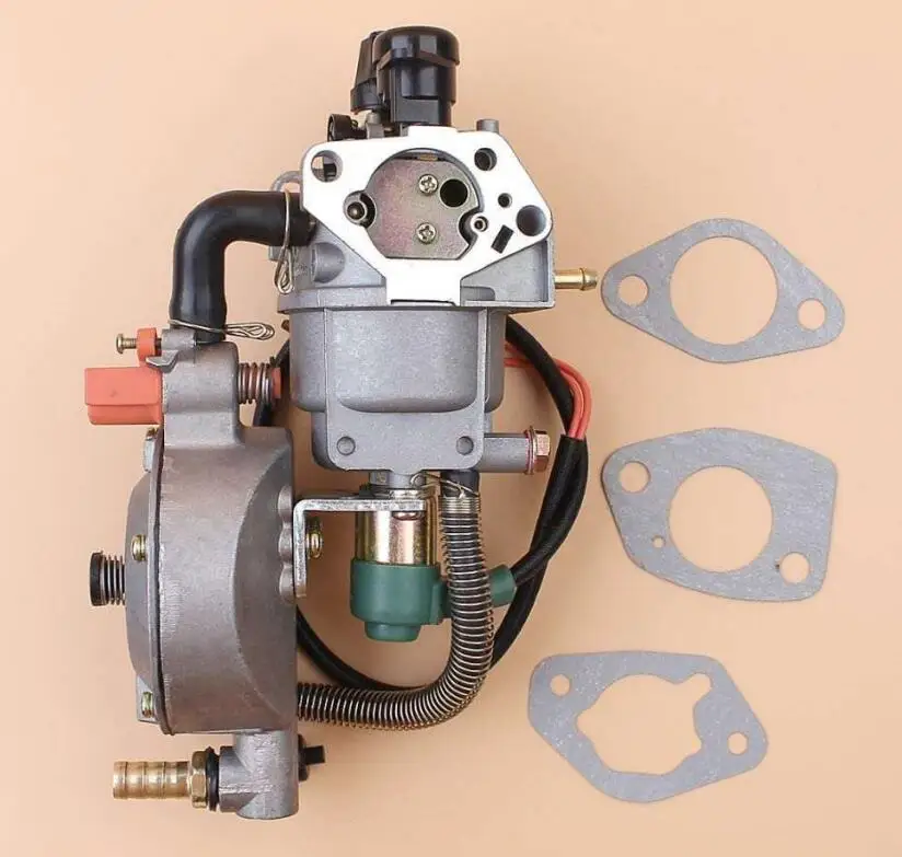 

Auto Choke Dual Fuel Carburetor Conversion Kit For Honda GX390 13HP 188F 4.5KW-8KW Generator LPG CNG Gasoline Carb