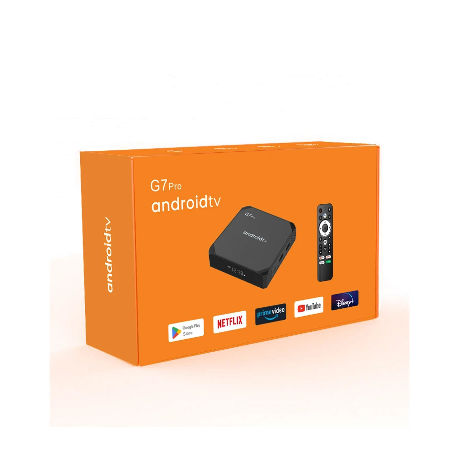 

Factory whosale G7pro android tv box 4K Android 11 Amlogic S905Y4 ATV 5G dual WIFI 2G 16G 4Gb 32Gb set top box smart tv G7 pro