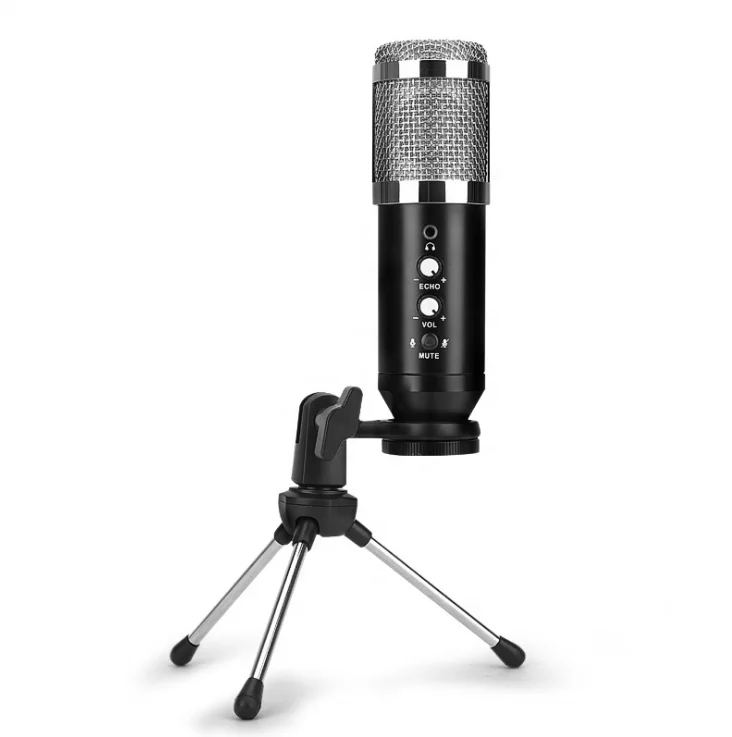 

BM858 Condenser Microphone Studio Recording USB Computer Microphone Kit with Adjustable Arm Stand Shock Mount for YouTube