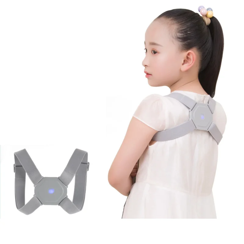 

Factory OEM Electric Interlligent Induction Type Corrector Kids and Adult Back Posture Corrector Belt, White