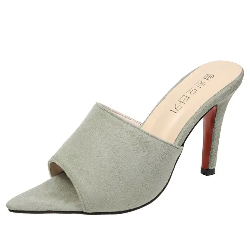 

Summer fashion women shoes flat bottom transparent willow nail sandals and slippers