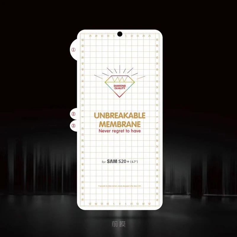 

Screen Protector for iPhone 12 Pro Max Clear Flexible Unbreakable Membrane Invisible Diamond Soft Film For iPhone 12 11 XS Max