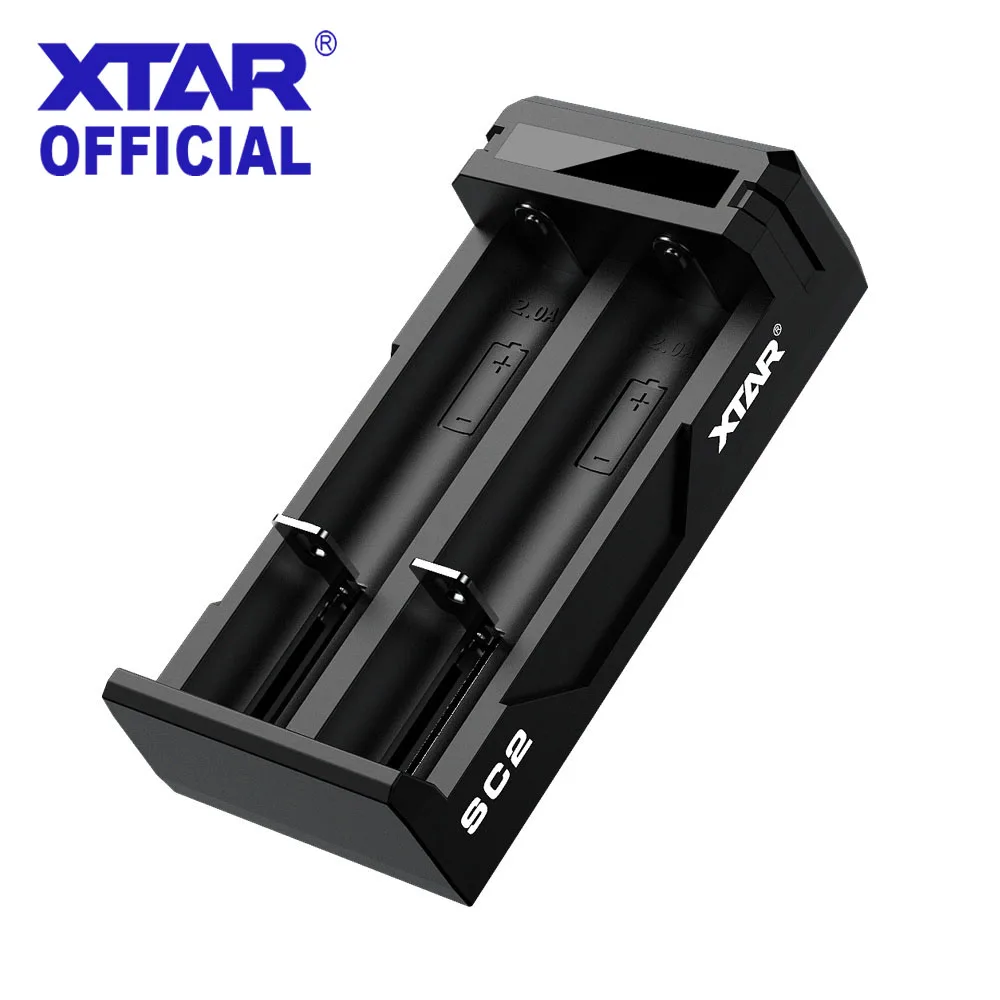 

US Free Shipping XTAR NEW SC2 2 slots Quick USB Battery Charger MAX 3A Charging Current