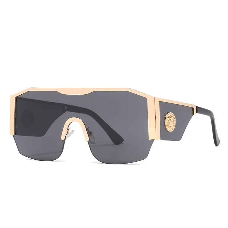 

Luxury Sun Glasses Women Shades Trendy Designer Rimless Oversized Sunglasses 2022