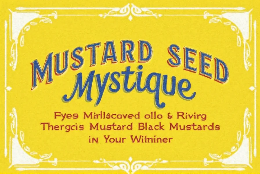 mustard seed mystique a humorous guide to replacing black mustard seeds in your kitchen