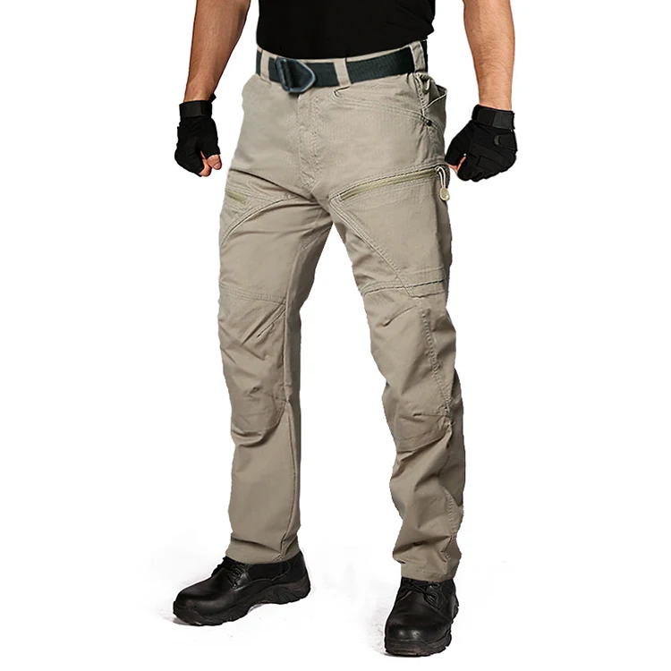 Tactical Cargo Ripstop Pants Military  65% Polyester 35% Cotton, Fishing Pants Trousers