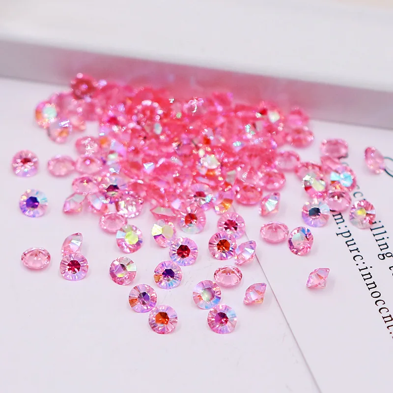 

3D Resin Stone for Nails Beauty Decoration Diamond Pointbackl Rhinestone for Nail