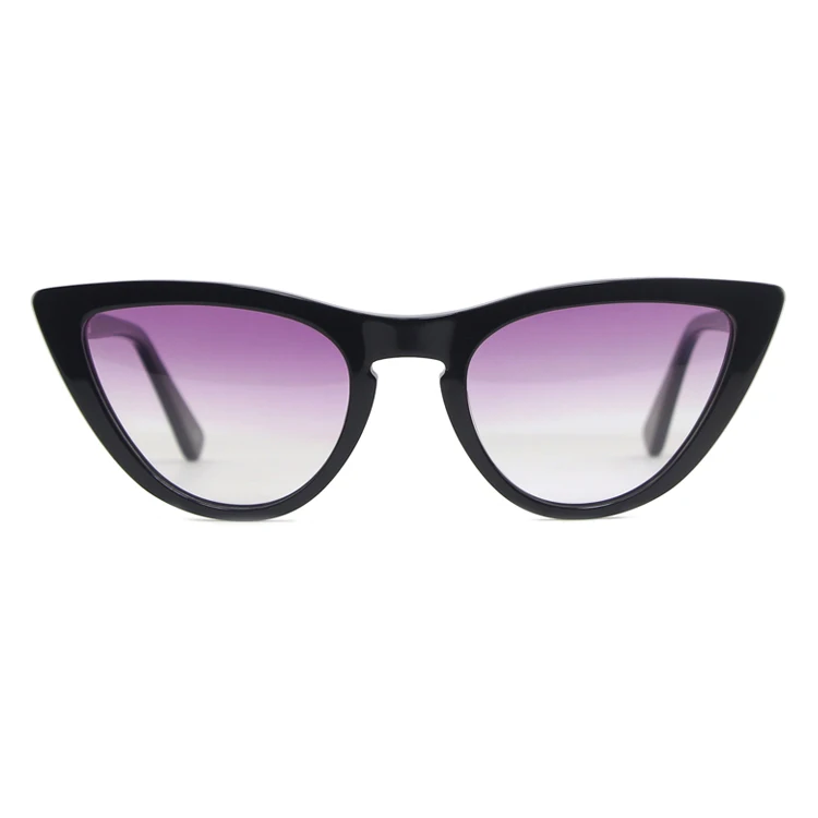 

95223 Trendy Vintage Cat Eye Women Polarized Acetate Sunglasses