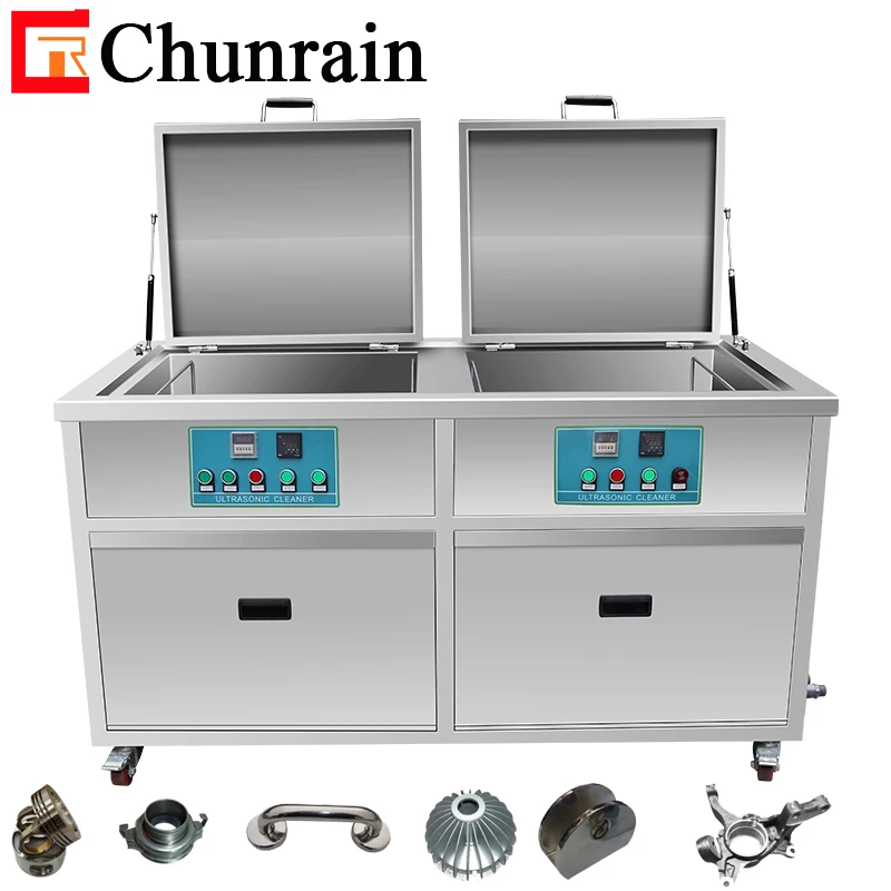 
industrial ultrasonic washing bath with cleaning and drying CR-2216GH 1500L 