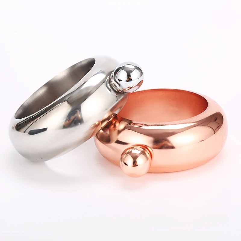 

High quality pub party use stainless steel bracelet bangle hip flask