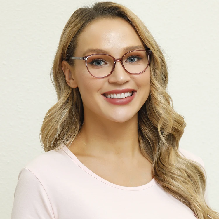 

Fashionable Frames Acetate Ready Made Colorful High Quality Woman Optical Frames, 3 colors