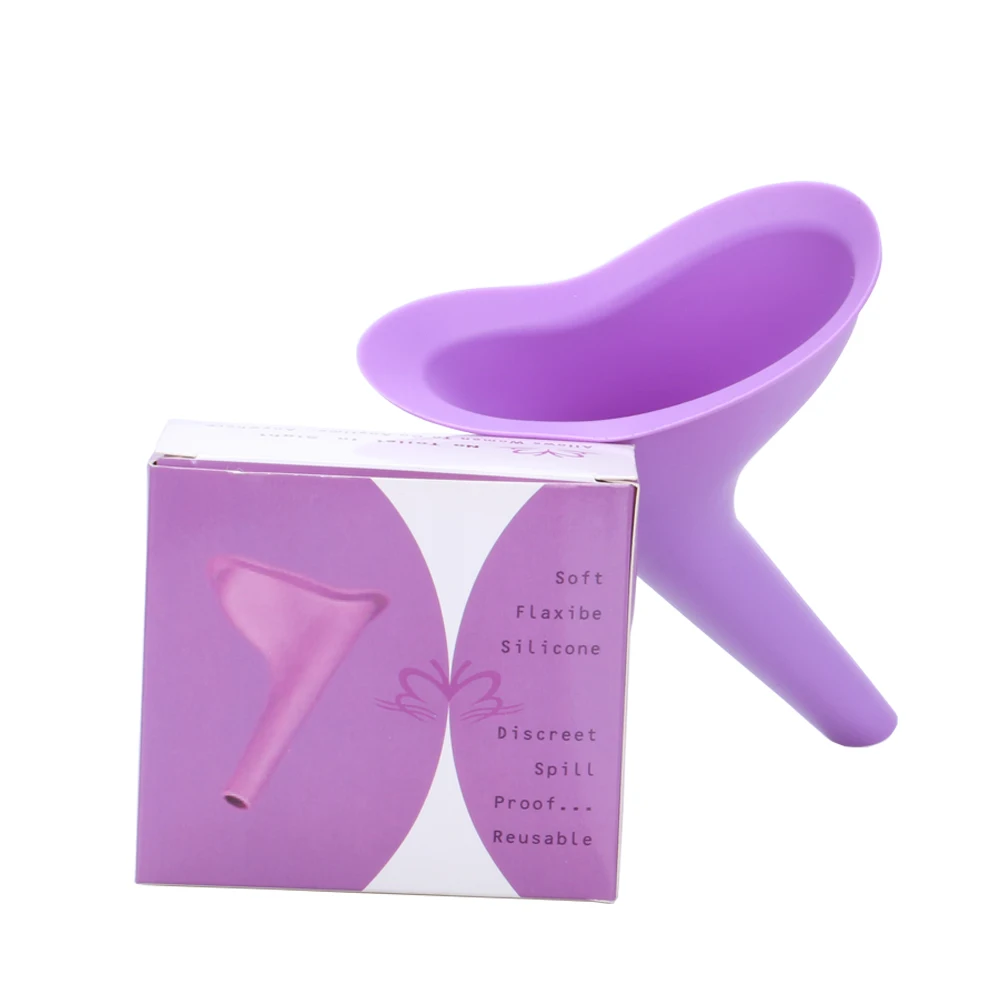 
Wholesale 100% Hygiene Feminine silicone portable female urinal  (62388602766)
