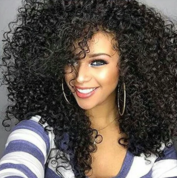 

Hot Sale Natural Hair Wigs For Black Women Wholesale Hight Quality Fluffy Cheap Wigs Newest Style Hair Wigs Curly, As pic