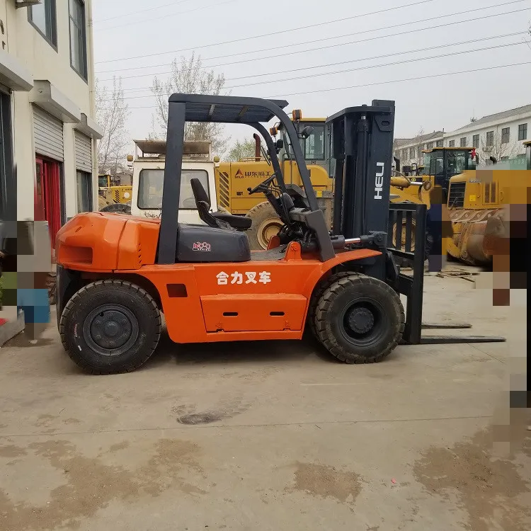 
China diesel engine 7 ton used forklifts for sale 