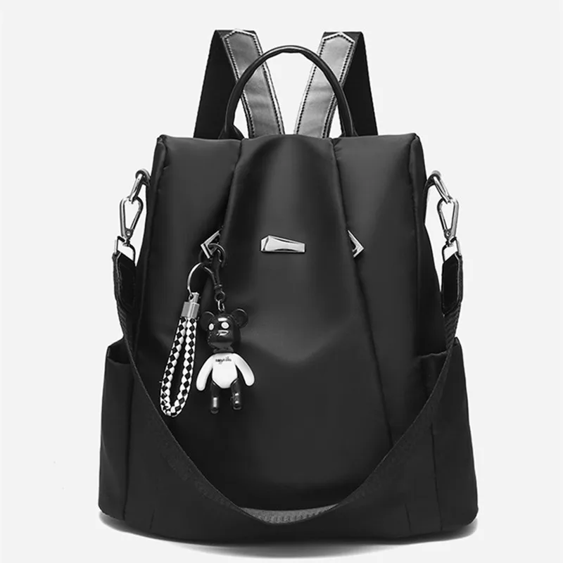 

Backpack female 2021 new multi-functional backpack customized Oxford cloth waterproof travel bag anti-theft backpack, Available in 2 colors with color card
