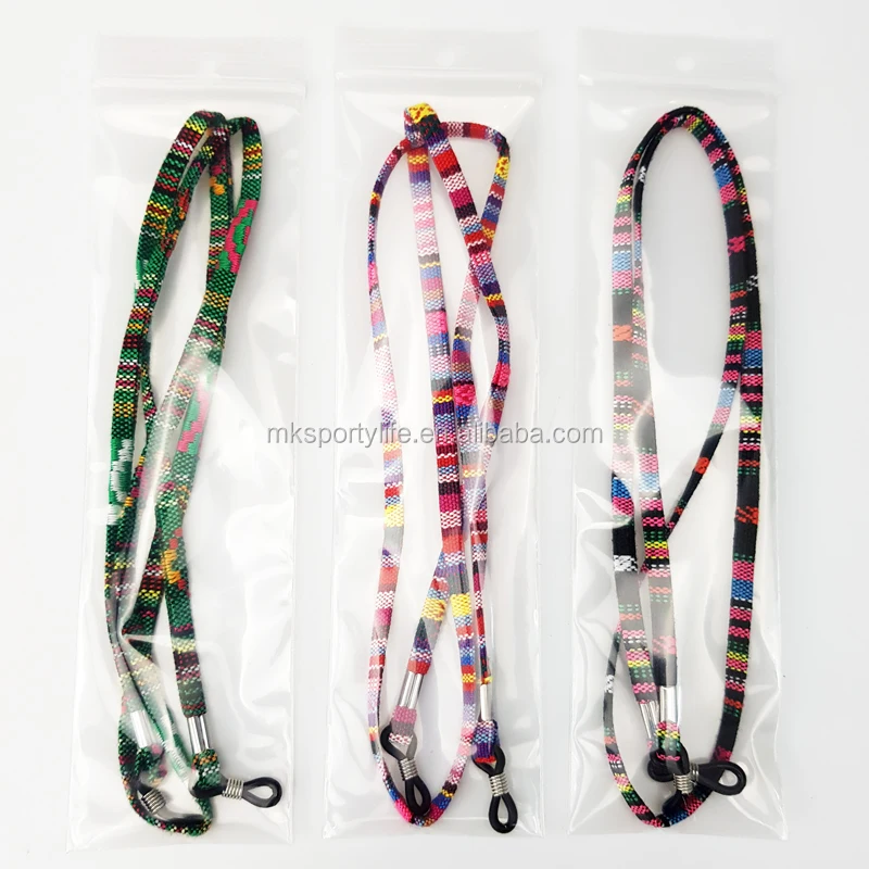 Bulk Cotton Adjustable Eyeglass Retainer Holder Eyewear Cord Custom