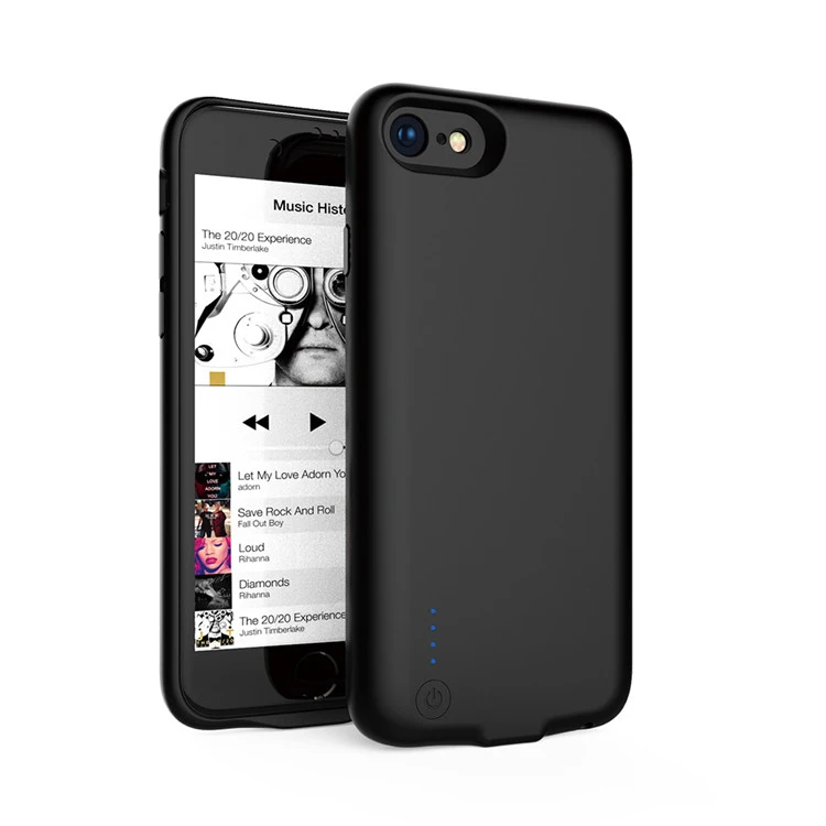 

Wholesale Portable Slim IP7 Power Case 2800mAh External Battery Case for iPhone 7/8, Black, blue, rose-gold