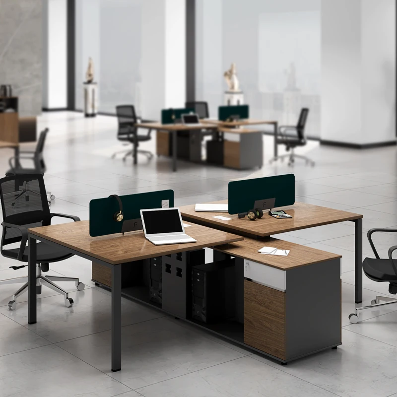 

Modern design low partition 2 seater workstation/panel office table desk for 2 people/4 people, Sample color or you choose
